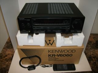 KENWOOD AUDIO VIDEO STEREO RECEIVER AMPLIFIED TUNER W BOX HOME THEATER