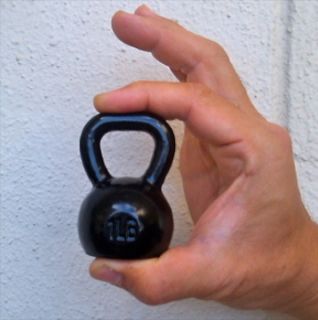 Mini Kettlebell 1 lb Solid Cast Iron Set of Two Pair