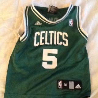 Celtics 5 Kevin Garnett Green Jersey Youth M 10 12 Adidas