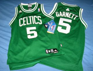 Kevin Garnett Boston Celtics Adidas Sewn Swingman Green Jersey Mens