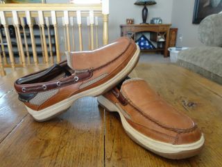 Mens Bass Mooring Slip on Boat Shoes Size 9 M