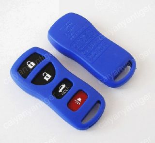 Replacement Blank Remote key Case Shell FOB Refit Nissan 4 Button Key