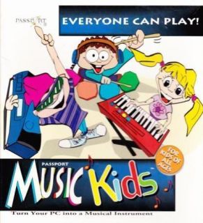Passport Music Kids PC Play Keyboard Musical Instrument Boombox Drum