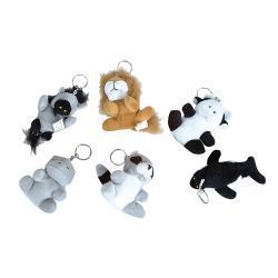Mini Plush Animal Keychains 3 Pack Stuffed Animals