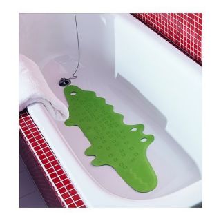 IKEA Children Kids Patrull Bathtub Mat Crocodile Green