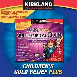 Generic Childrens Tylenol Plus Multi Symptom Cold Grape Oral