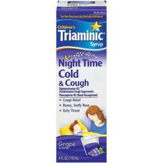 Grape Cough Syrup Lot of 24 Bottles Night Time Cold Cough