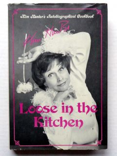Kim Hunter Signed Loose in The Kitchen 1st Edition Book Autograph