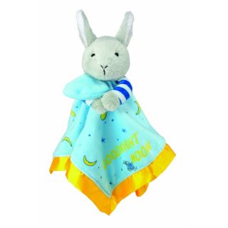 Kids Preferred Goodnight Moon Bunny Snuggle Buddy Blanky Gray Blue