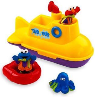 Toy Kids Fisher Price Sesame Street Tub Sub Gift Play Children New
