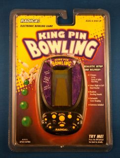 KING PIN BOWLING RADICA ELECTRONIC HANDHELD VIDEO LCD GAME TRAVEL