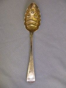 1826 King George IV Sterling Silver Large Serving Spoon