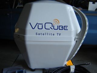  Vu Qube VQ1000 Portable Satellite Dish System Vu Cube King Controls