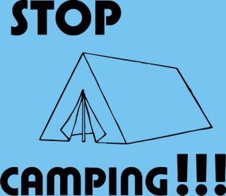 Stop Camping Call of Duty T Shirt Funny Black Ops 2 Mens Modern