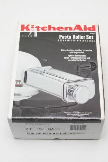 KitchenAid Pasta Roller 3 Piece set stand mixer attachments, cutters