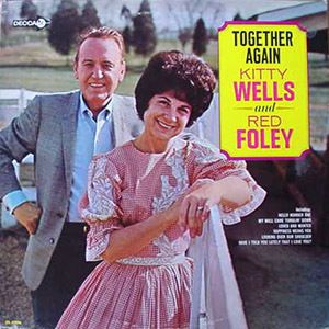 Kitty Wells Red Foley Together Again Decca LP
