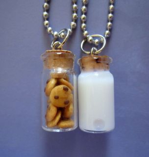 Best Friends Necklace Made for Each Other Junk Food Cute Kitsch