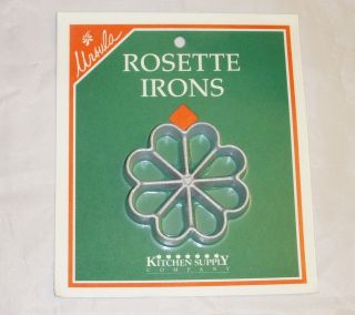 Rosette Irons by Kitchen Supply Company Flower Shape