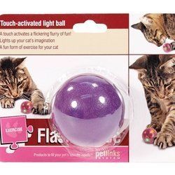  Flash Dance Touch Activated Light Ball Cat Toy Fun Form Exercise