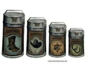 Western Style Kitchen Canisters