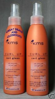 KMS Curl Up Curl Gloss 6 8oz 200ml Lot of 3