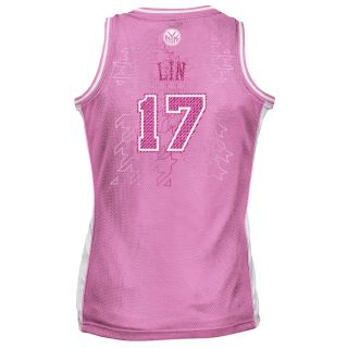 New York Knicks Womens Jeremy Lin Pink Basketball Jersey