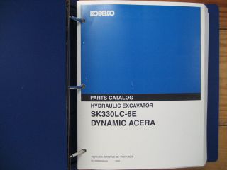 Kobelco SK330LC 6E Parts Catalog Manual