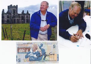 Signed RBS £5 Note Jack Nicklaus