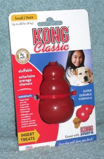 Classic Red Kong Dog Chew Toy Small T3 Fast SHIP L K