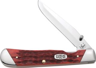 Case Knives 2012 Promo Book 2 Slanted Bolsters Red Clip Blade Knife