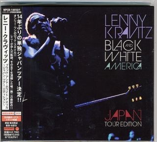 LENNY KRAVITZ BLACK WHITE AMERICA JAPAN TOUR ED JAPAN ONLY 2CDs BONUS