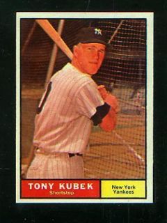 1961 Topps 265 Tony Kubek Yankees NRMINT