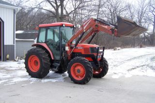 Kubota Four Wheel Drive 8200 Loader Tractor