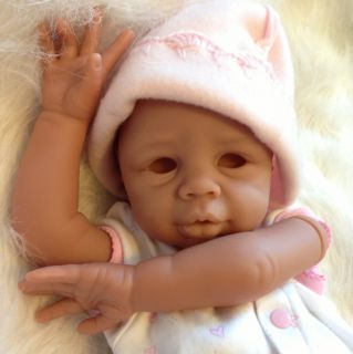 Reborn Baby Doll Kit Biracial Kyra By Eva Helland. New Soft Biracial