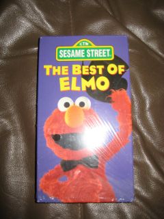 Sesame Street The Best of Elmo(VHS,1994)+STERLING ANIMATION STATION