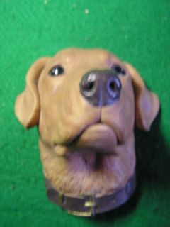 Vintage Bossons Chalkware Made in England Golden Labrador