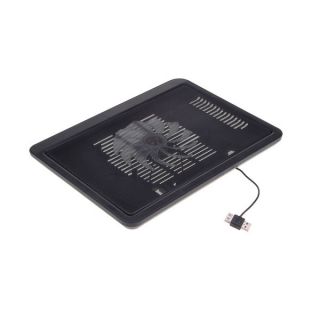 USB Black Notebook Laptop Cooling Pad Big Fan Cooler