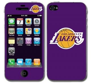 La Lakers Vinyl Skin Decal Cover iPhone 4 Sticker Body Guard Go Lakers