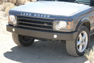 Land Rover Discovery 2 II Front Bumper Black Steel Off Road Driving
