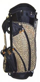Birdie Babe Golf Womens Ladies Leopard Stand or Cart Golf Bag