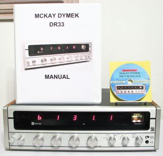 McKay Dymek DR33 Console Hi Fi Style Shortwave Receiver w/ Collins