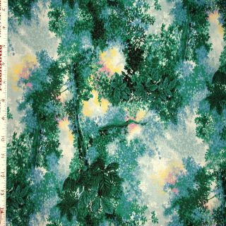 Fabric Woodrow Studio Forest Tree Canopy Patterns in Nature Landscape