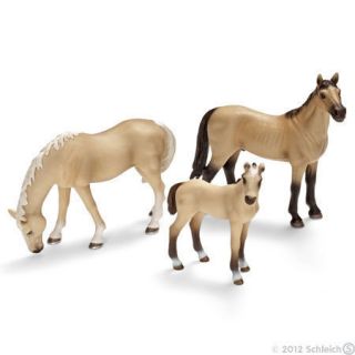 Akhal Teke Horse Family by Schleich Toy Horses Akhalteke