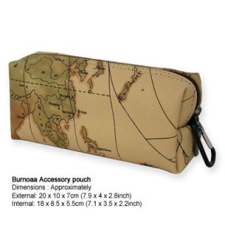 Burnoaa Organizer Bag Accessories Pouch Map B for Laptop Power Cords