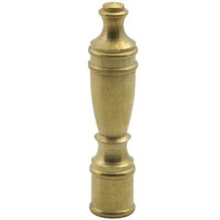Brass Lamp Finial Top 2 3 8 Tall Tap 1 4 27 Lamp Finial Knob