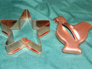 Large Copper Cookie Cutters – Star Bird