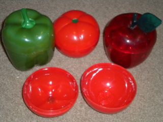 large PLASTIC FRUIT OR VEGETABLES perfect for geocaching geocache