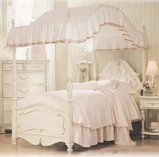 Lea Furniture Romance Full Poster Bed Antique White 203 944 Jessica