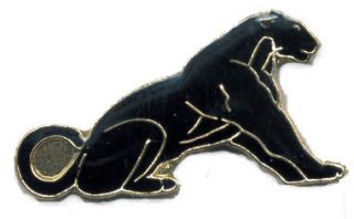 New Black Panther Lapel Hat Pin Jungle Animal Mammal Cougar Tie Tack