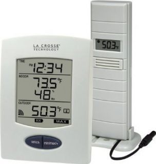 Oregon Scientific RAR601 Wireless Indoor/Outdoor Thermometer and  Self-Setting Clock : : Patio, Lawn & Garden
